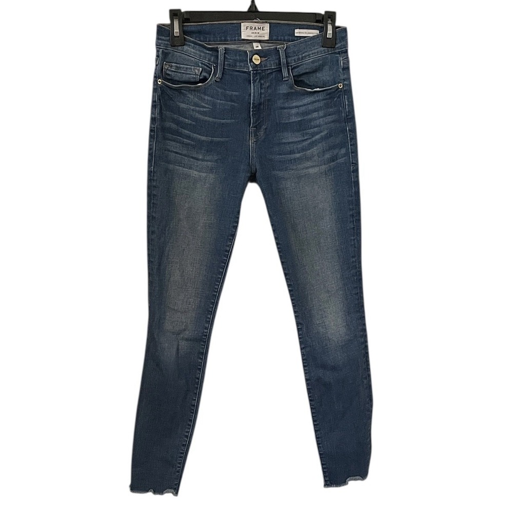 Frame Women's Denim Odyssey Le Skinny De Jeanne Crop Jeans Size 28